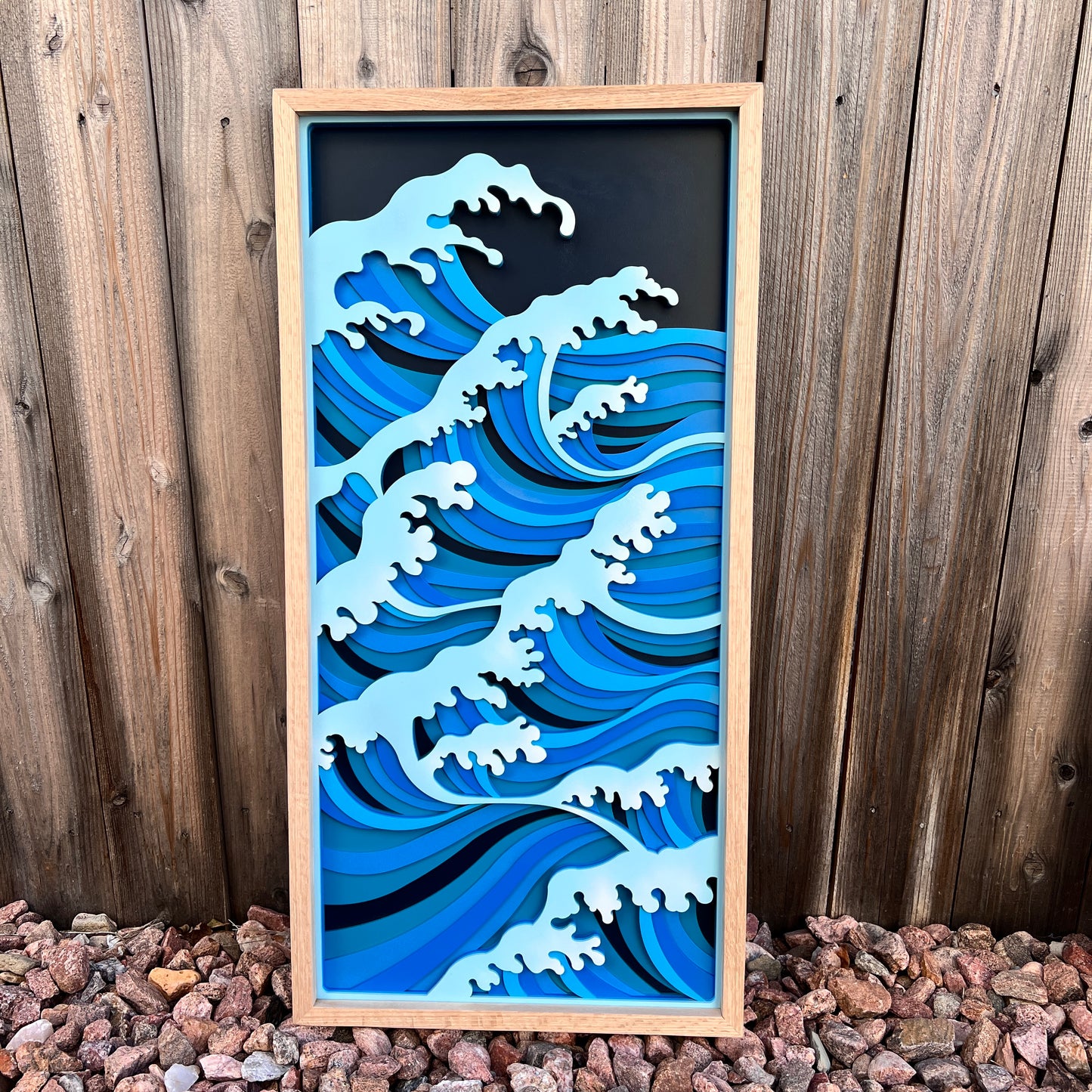 Large Ocean Wave Mandala