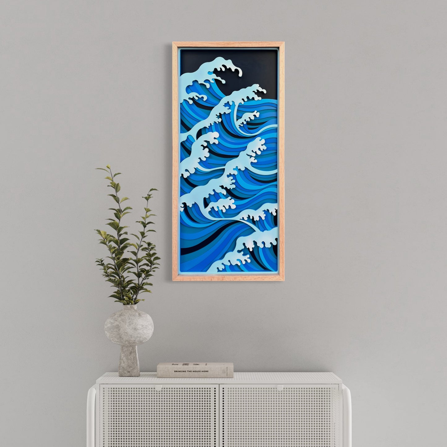 Large Ocean Wave Mandala