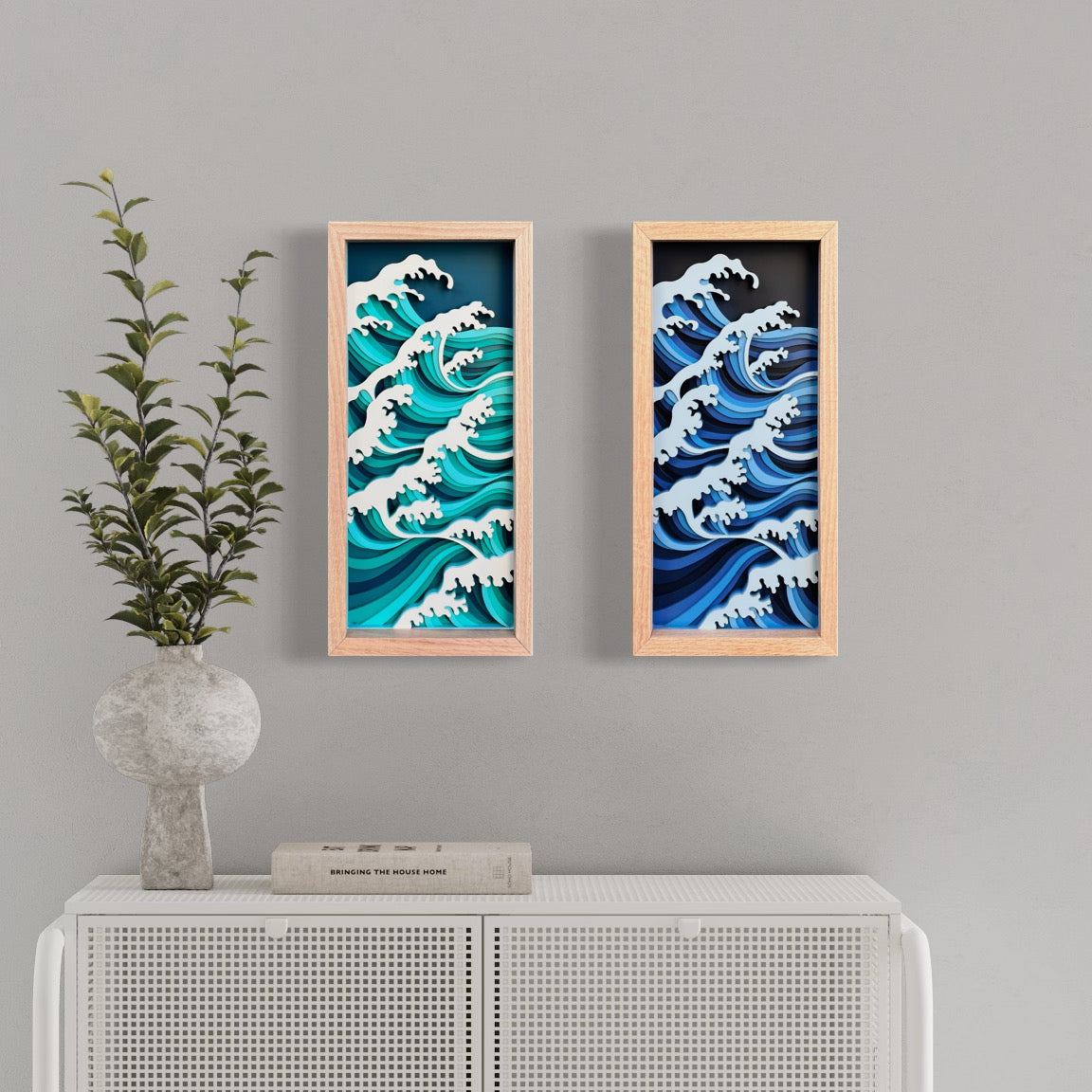 Small Ocean Waves Mandala