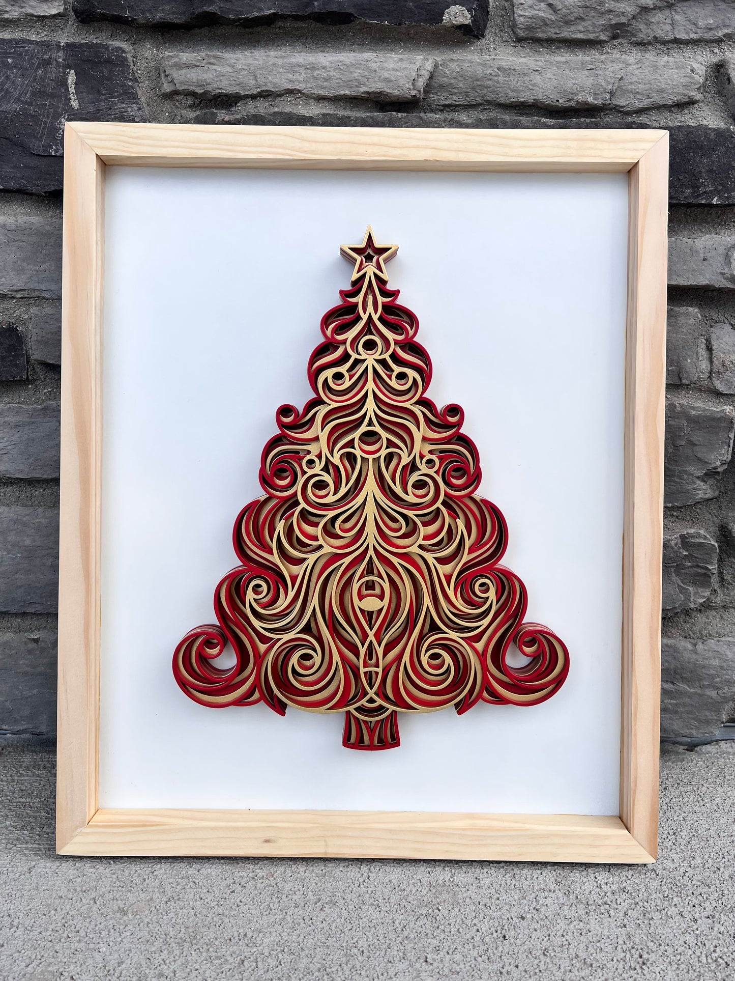 Christmas tree Mandala