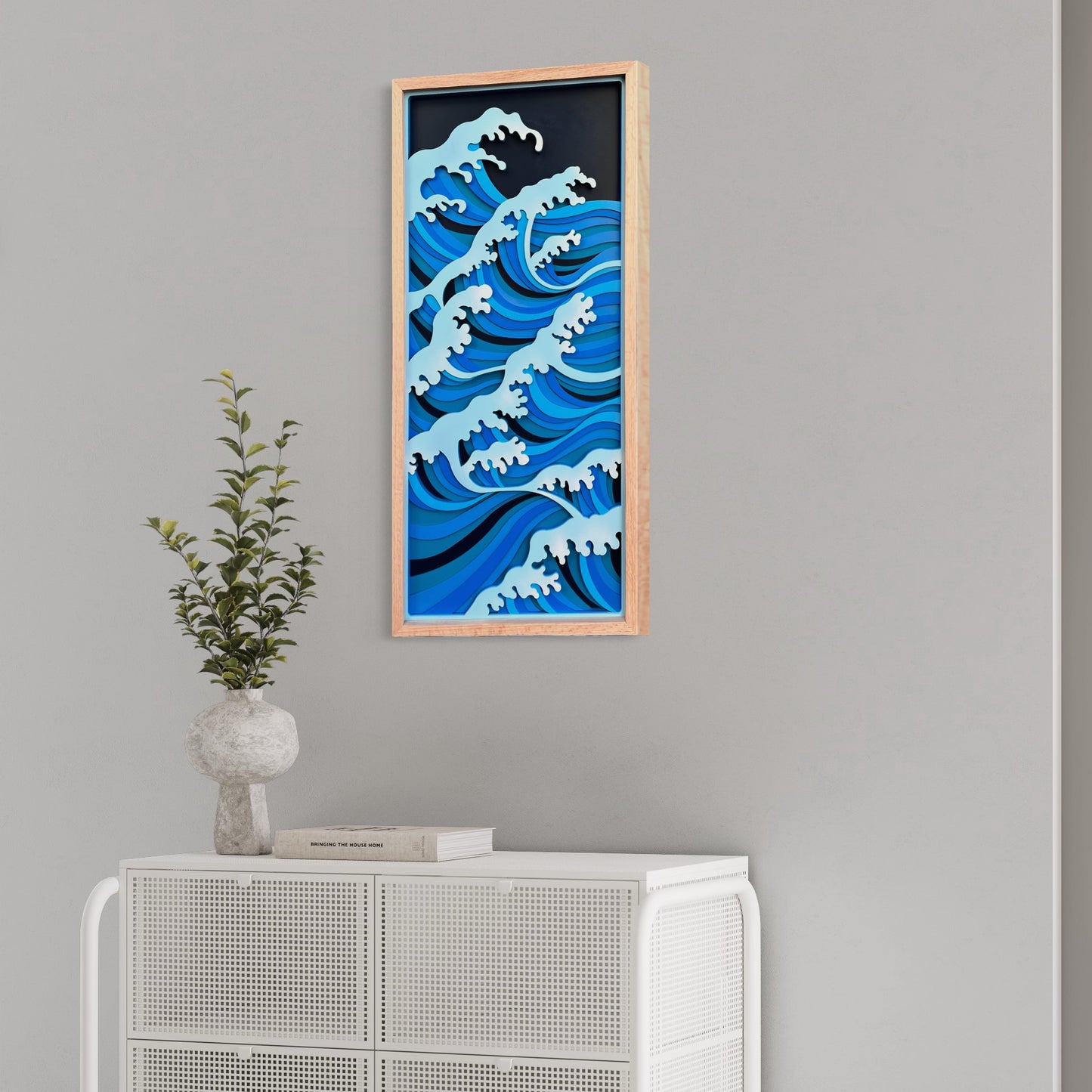 Large Ocean Wave Mandala