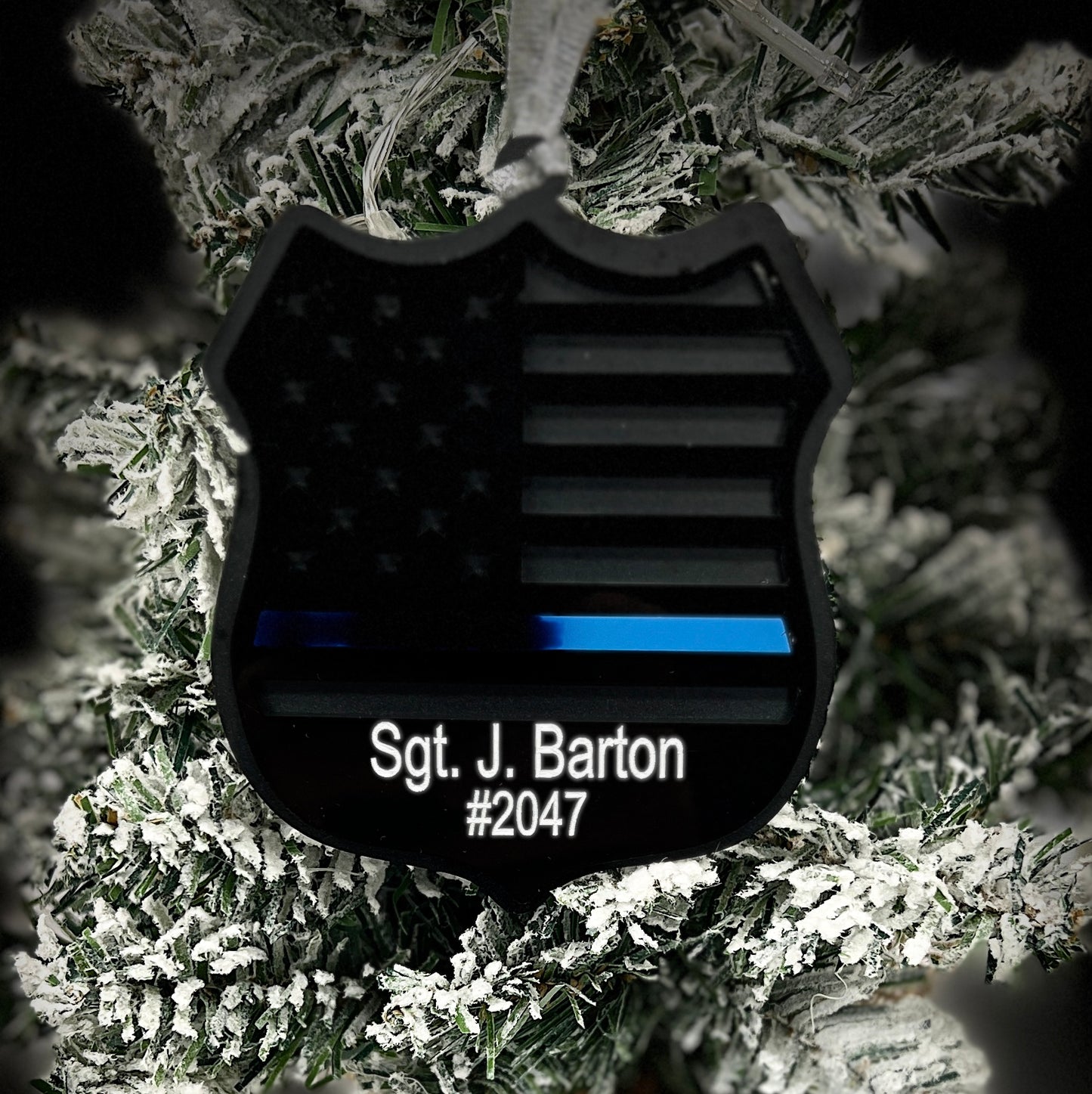 Personalized Police Officer Ornament