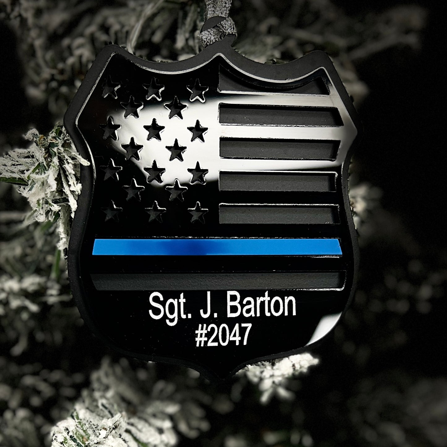Personalized Police Officer Ornament