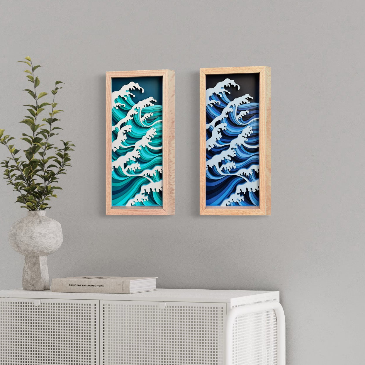Small Ocean Waves Mandala