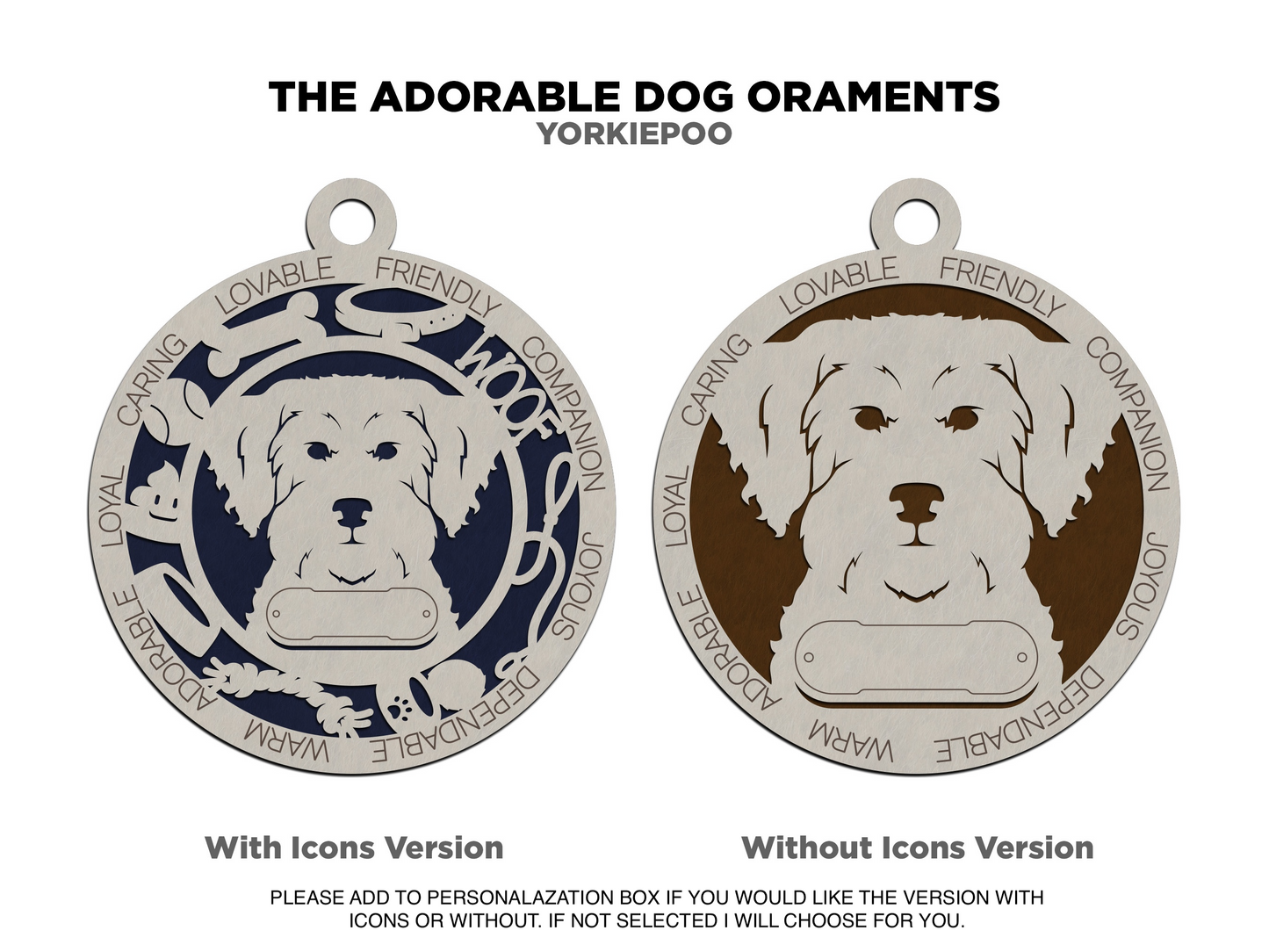 DOG ORNAMENTS PACK 3