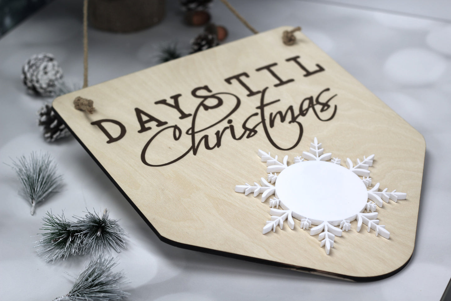 Christmas Countdown Sign