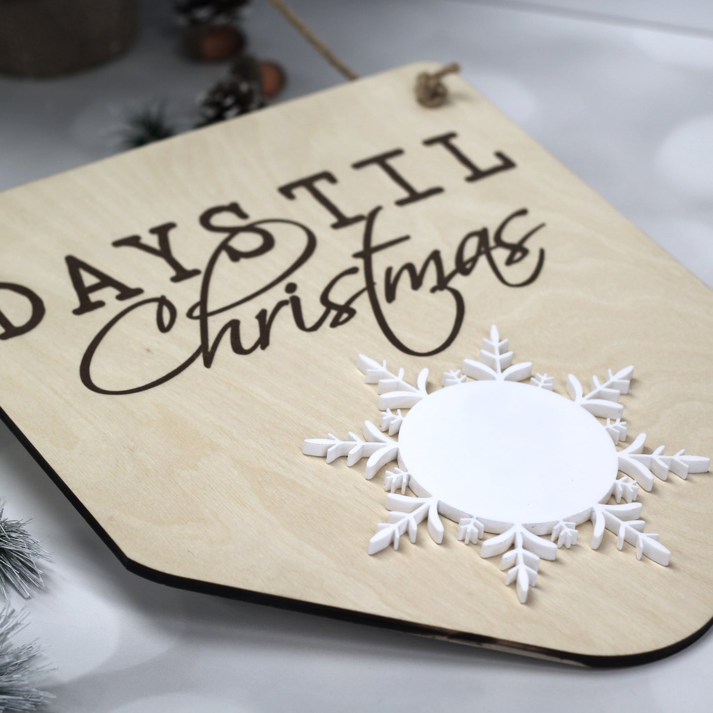 Christmas Countdown Sign