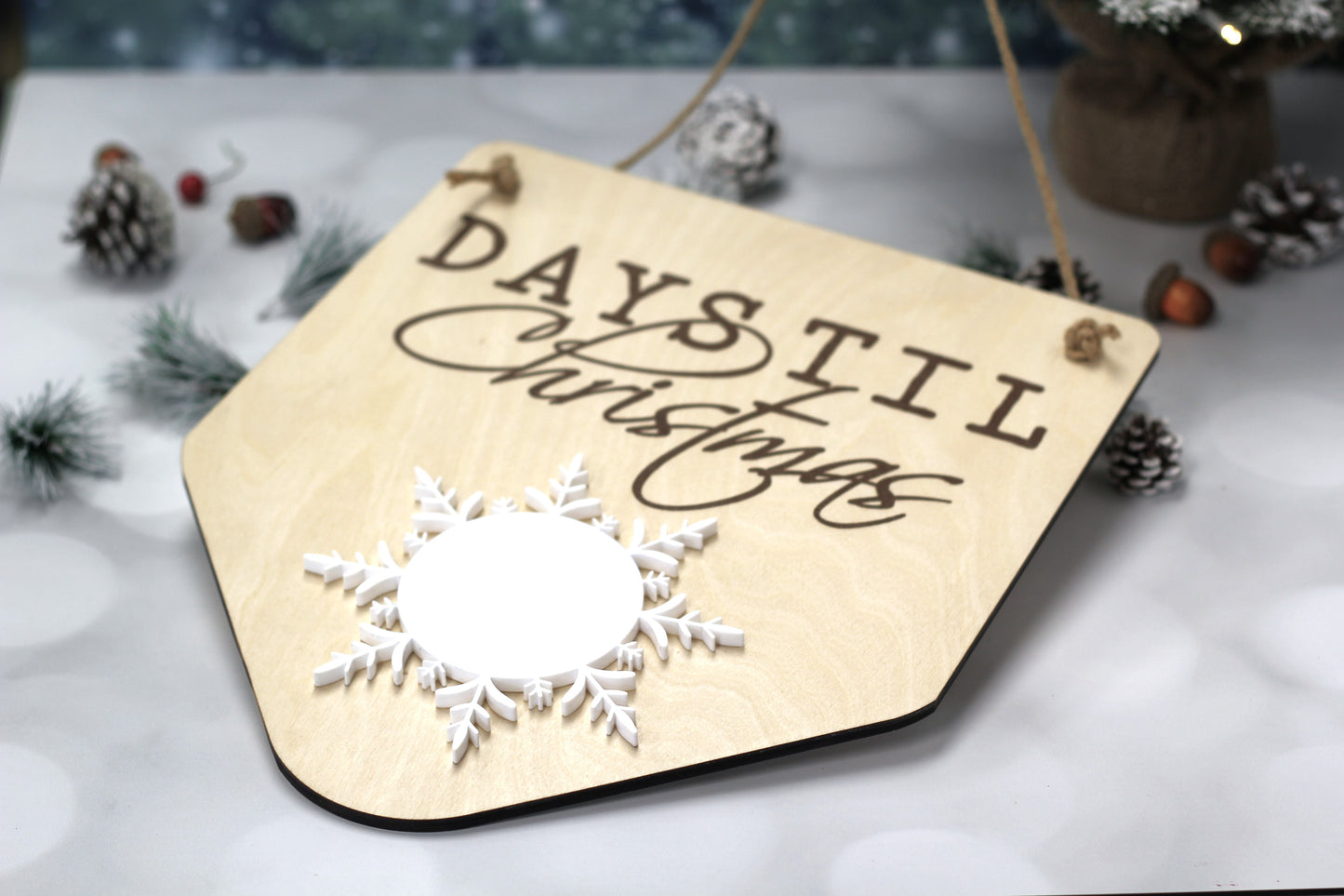 Christmas Countdown Sign