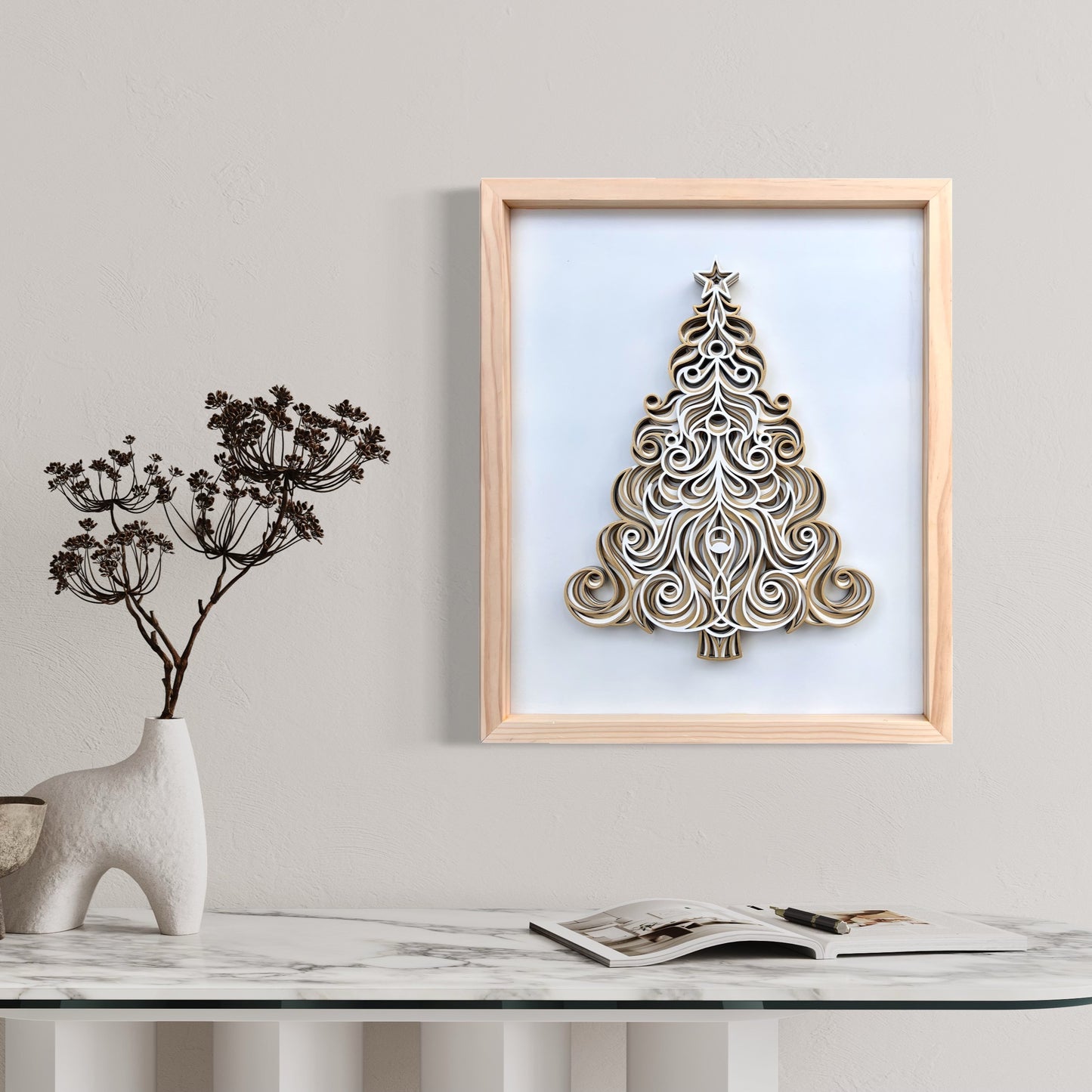 Christmas tree Mandala