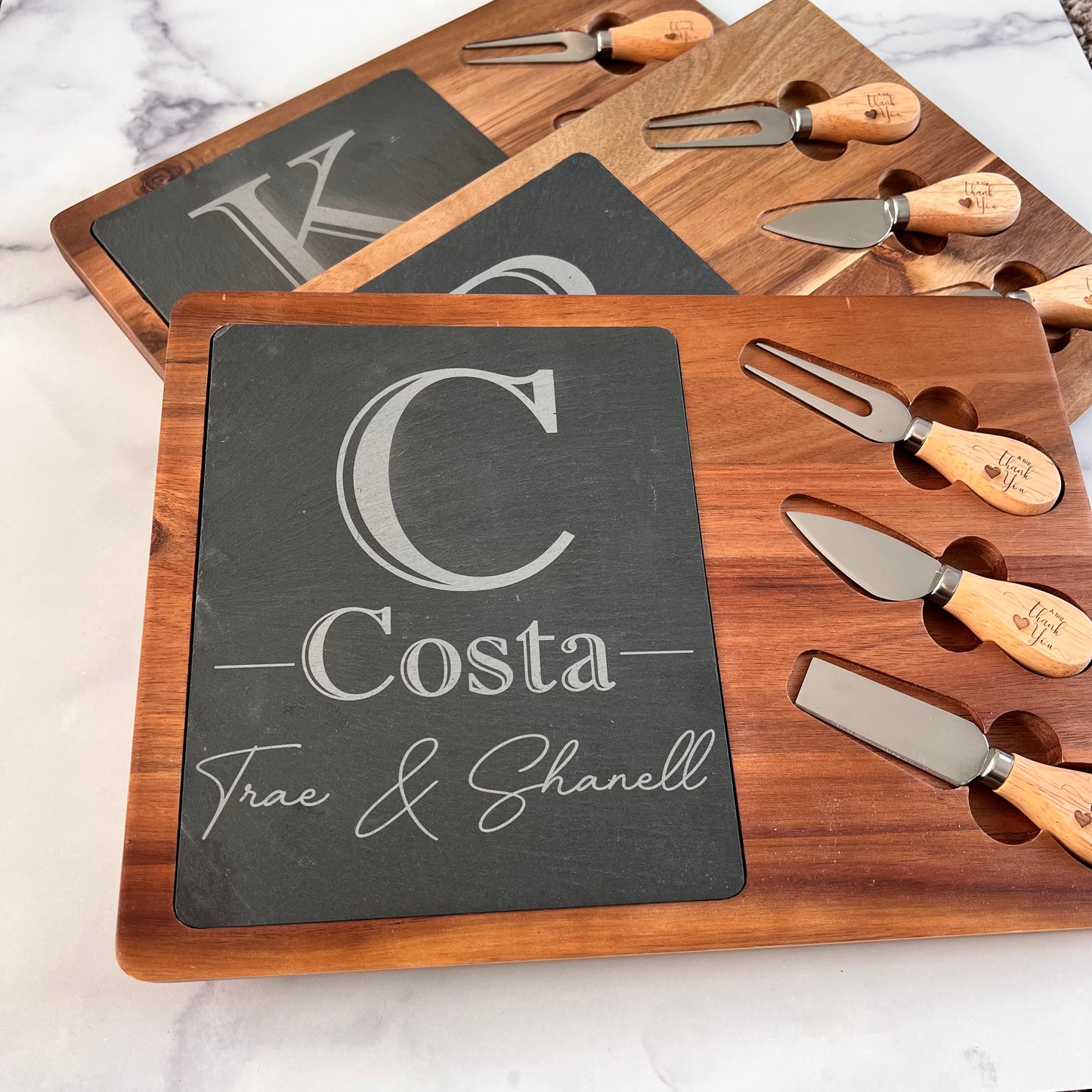 Personalized Slate Cheeseboards