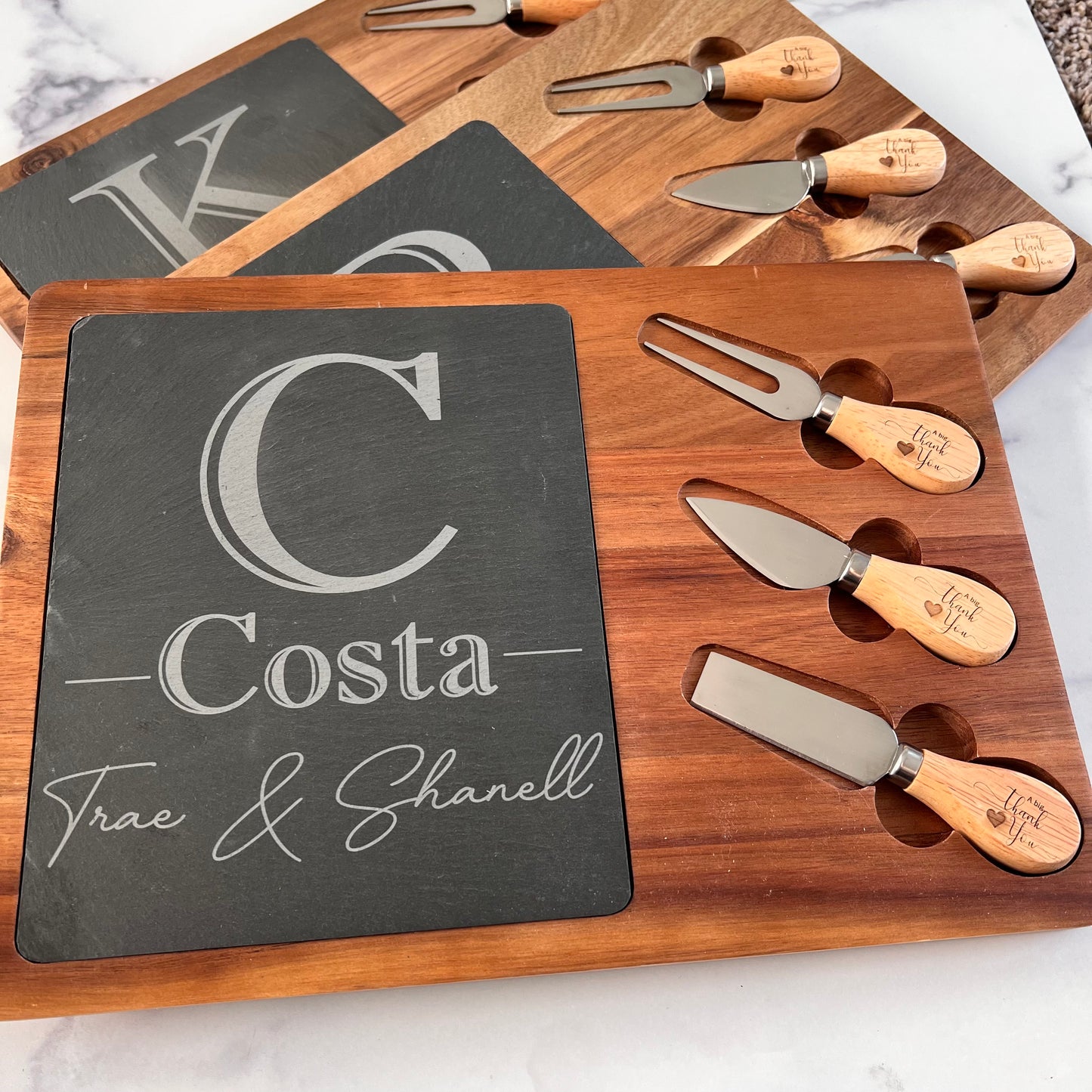 Personalized Slate Cheeseboards