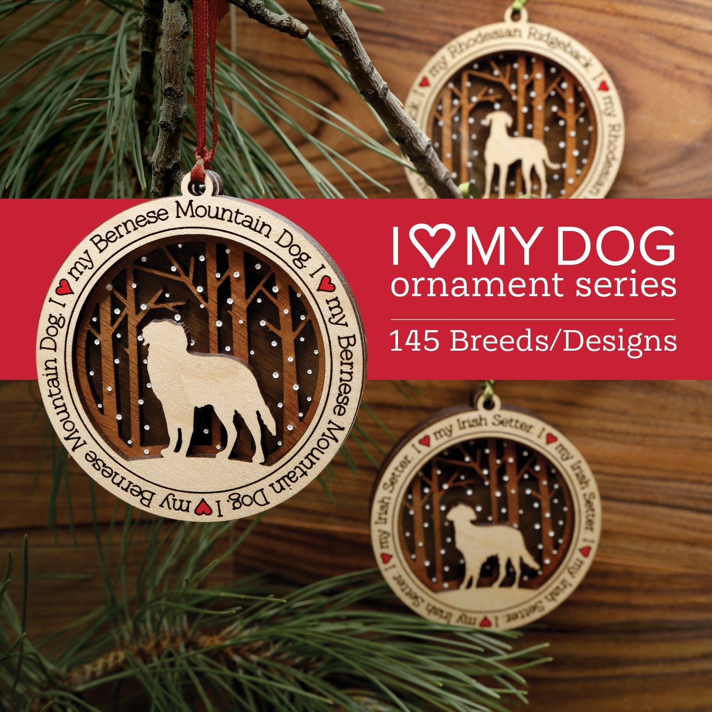 Personalized Pet Ornament, Custom Dog Christmas Ornament, Gifts for Pets, Gifts for Dogs