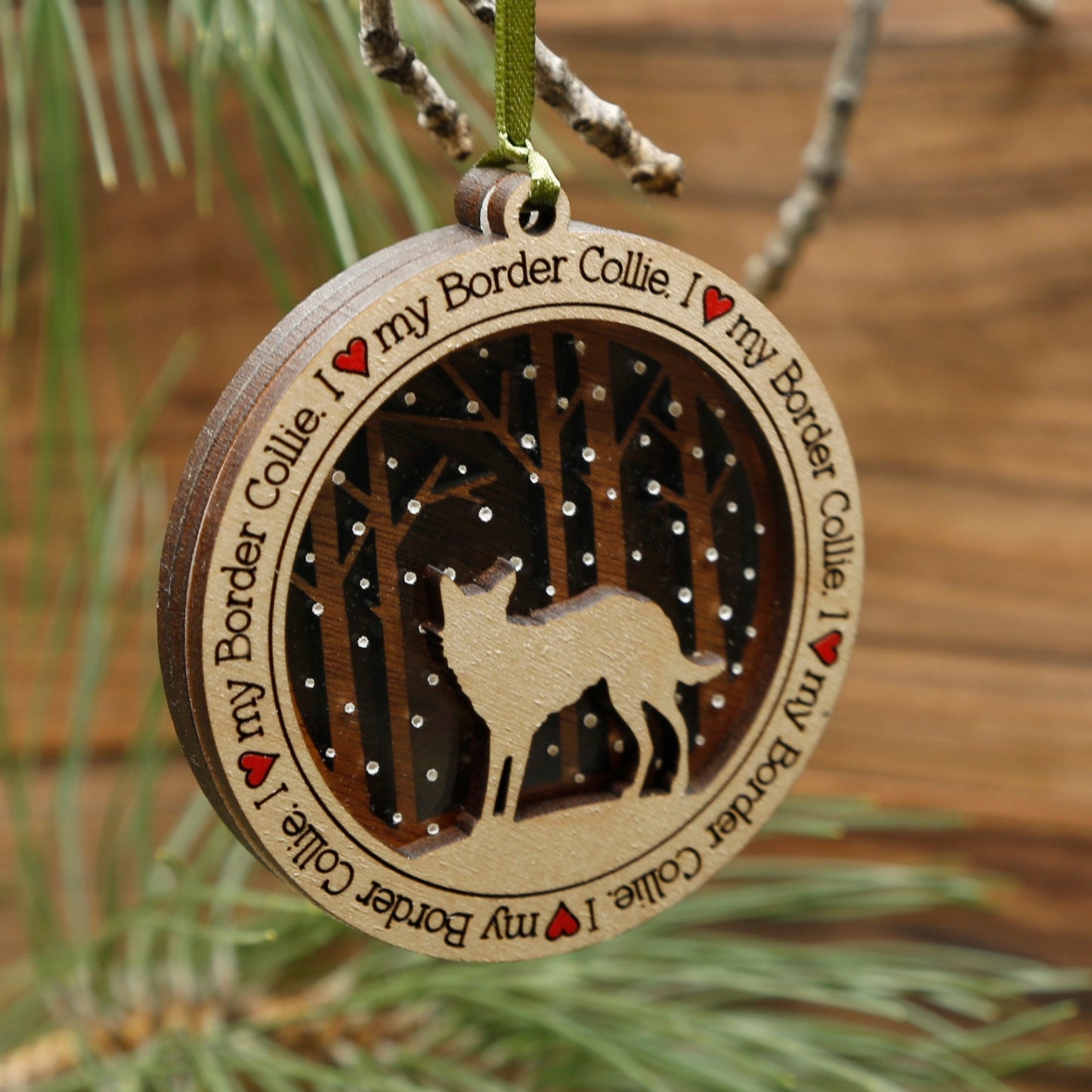 Personalized Pet Ornament, Custom Dog Christmas Ornament, Gifts for Pets, Gifts for Dogs