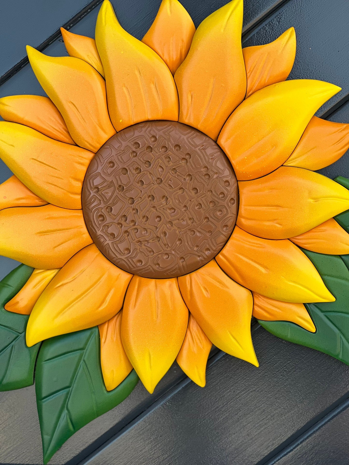 Mother’s Day gift, 3d floral sign, sunflower decor, 3d wood art