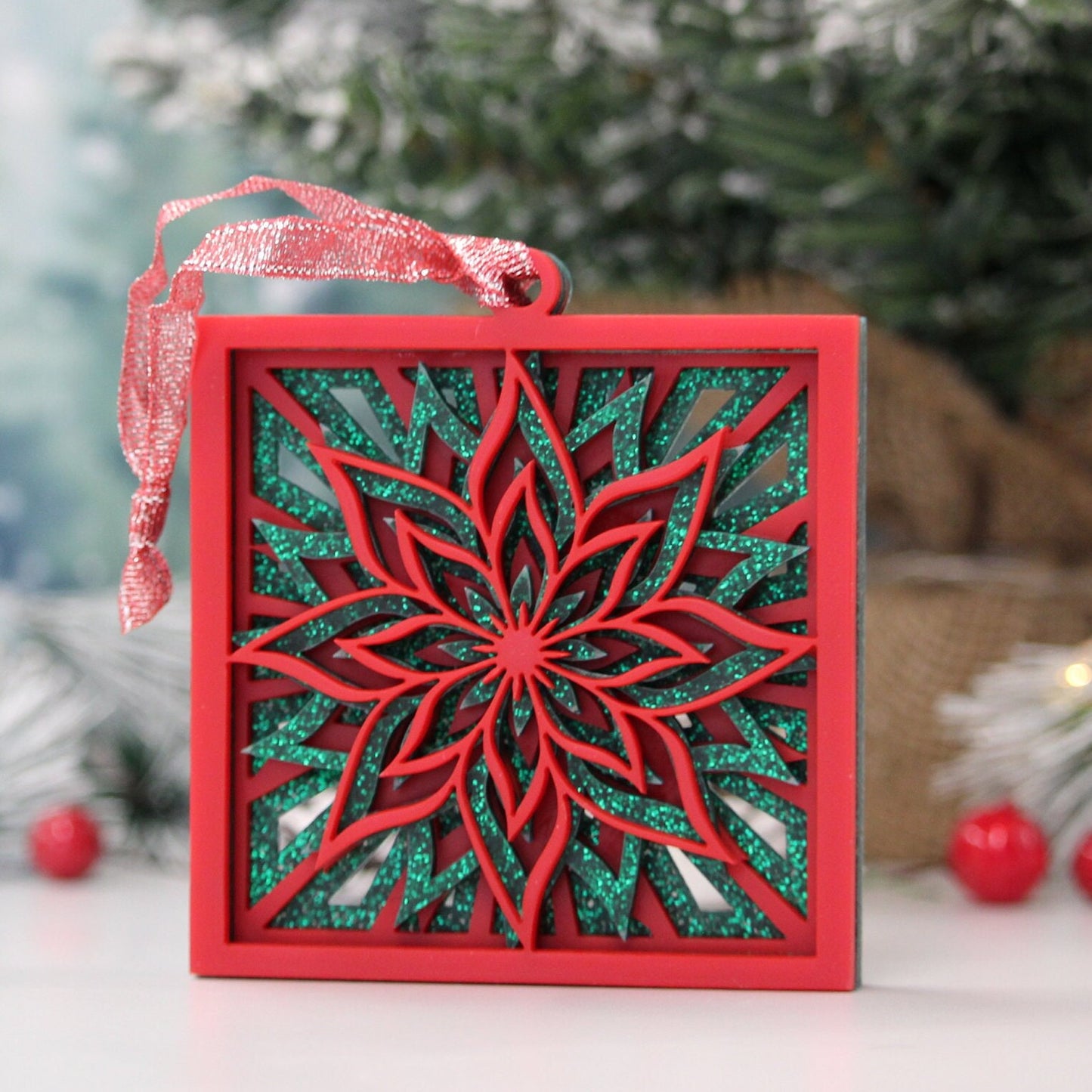 Mandala Ornaments, Christmas Ornaments, Ornaments