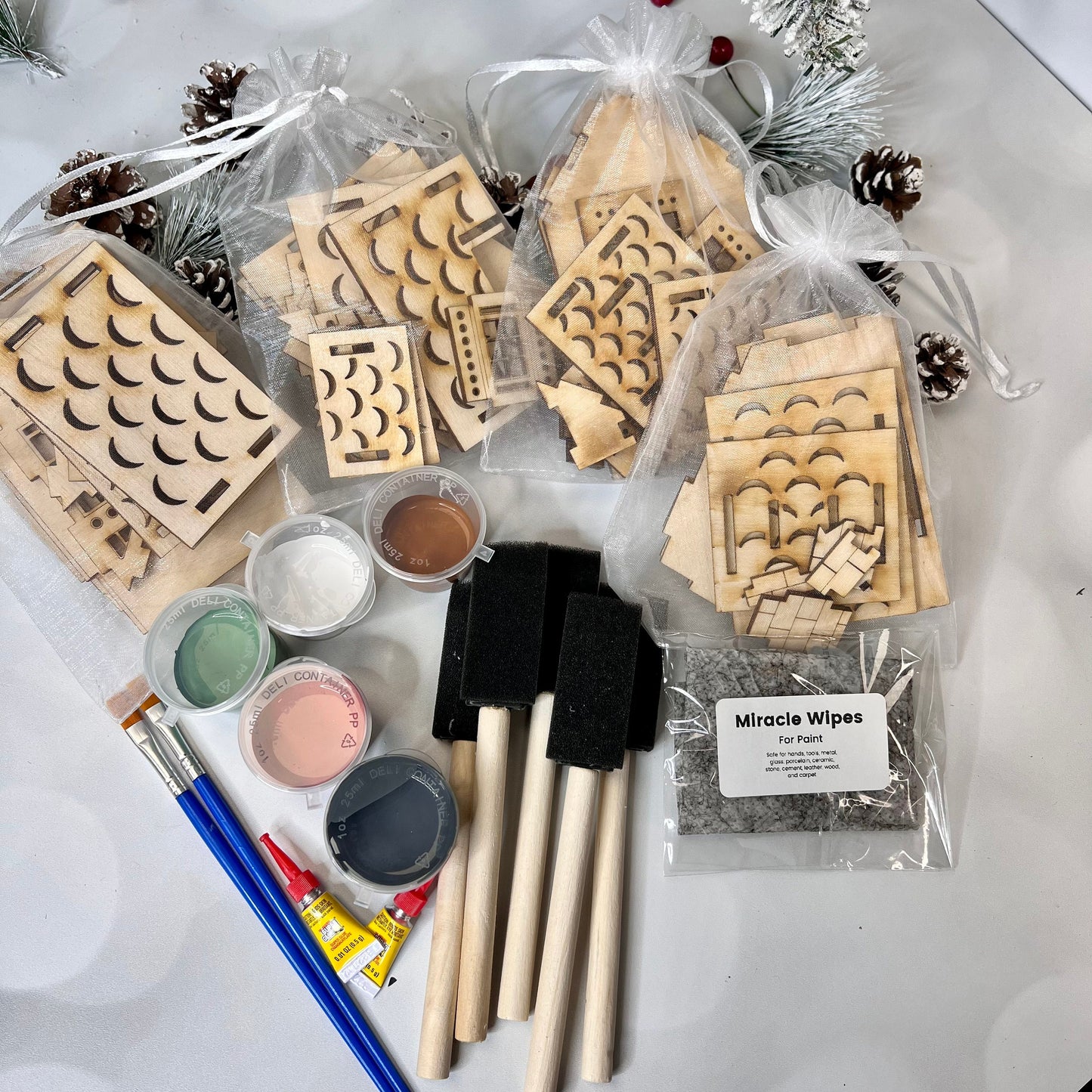 DIY Christmas Village, Holiday Village DIY