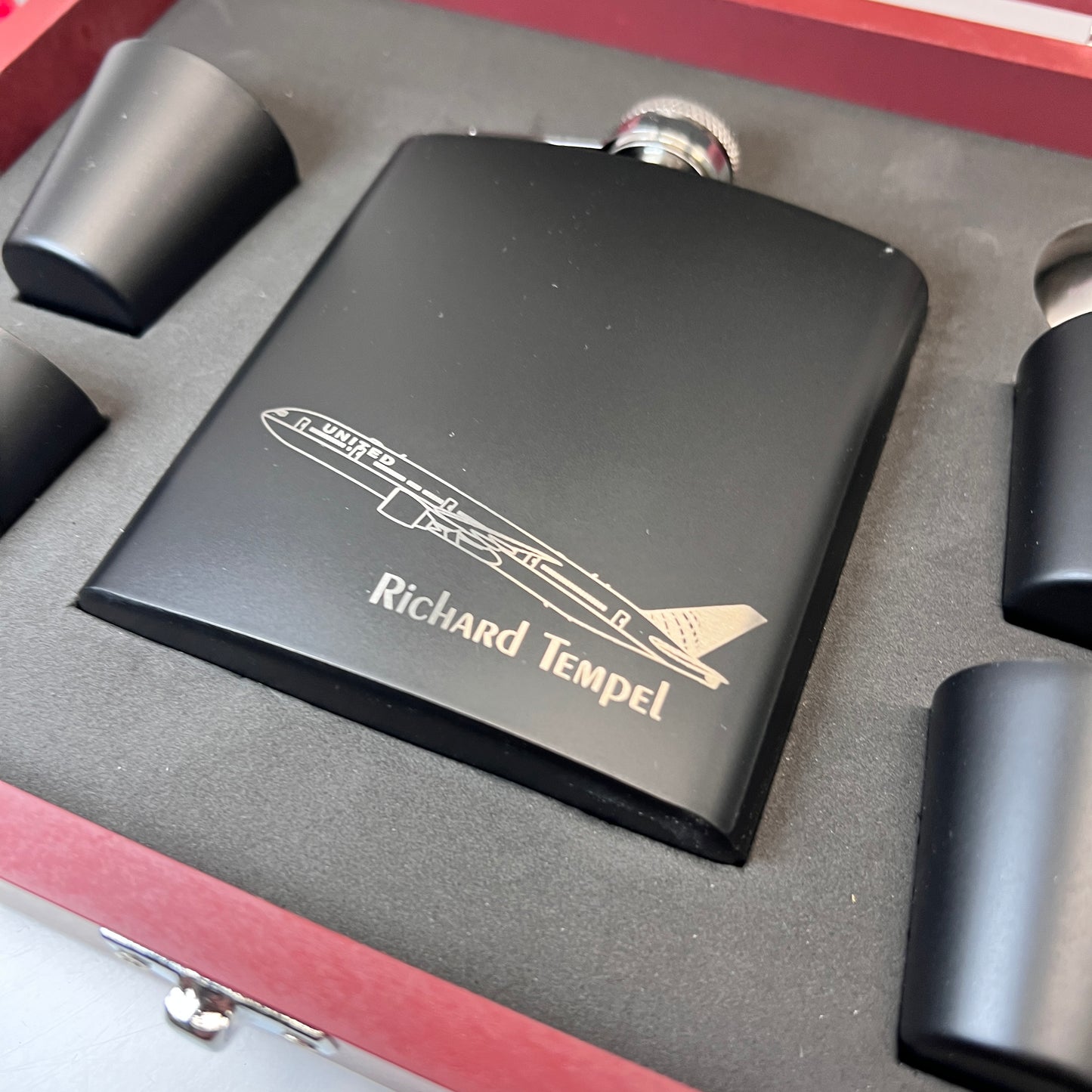 Flask Gift Set for Pilots
