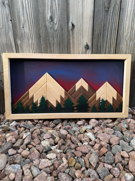 Mountain Pine Tree Mosaic