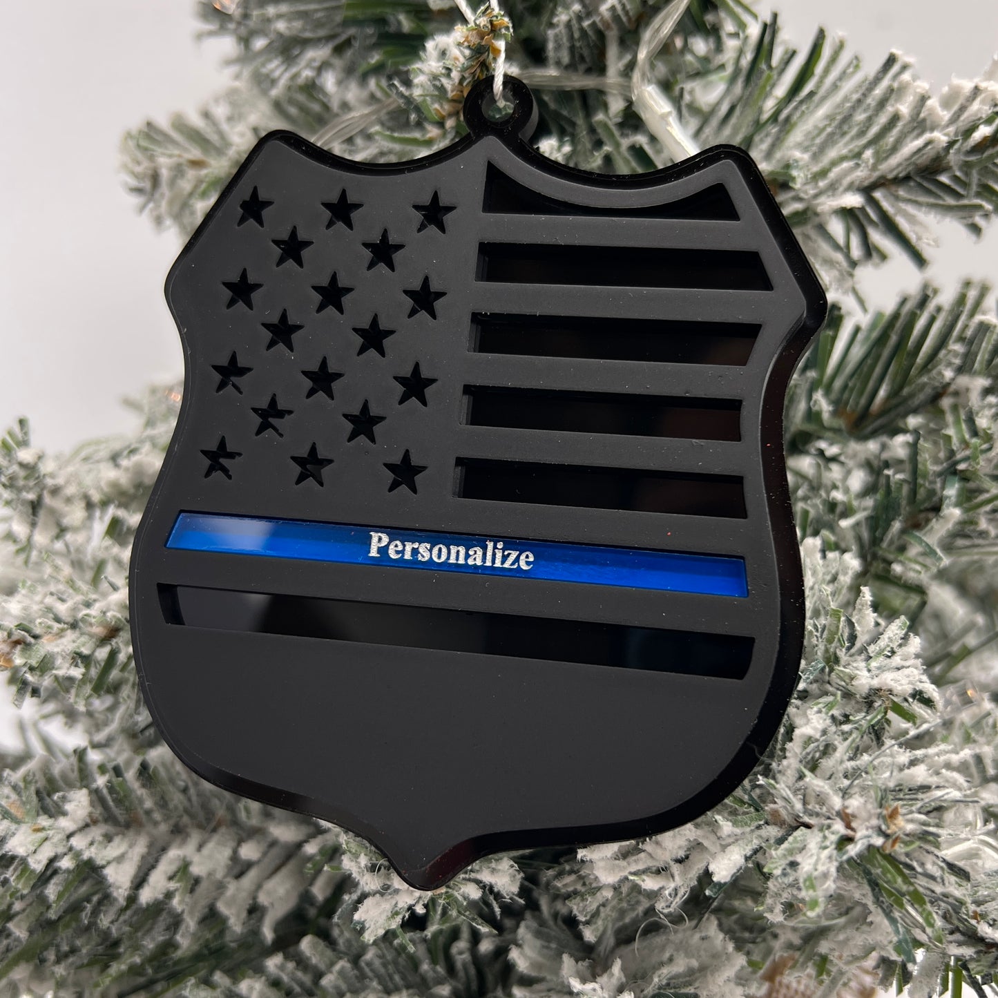 Personalized Police Officer Ornament