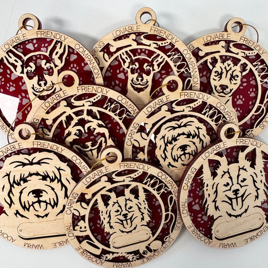 DOG ORNAMENTS PACK 3