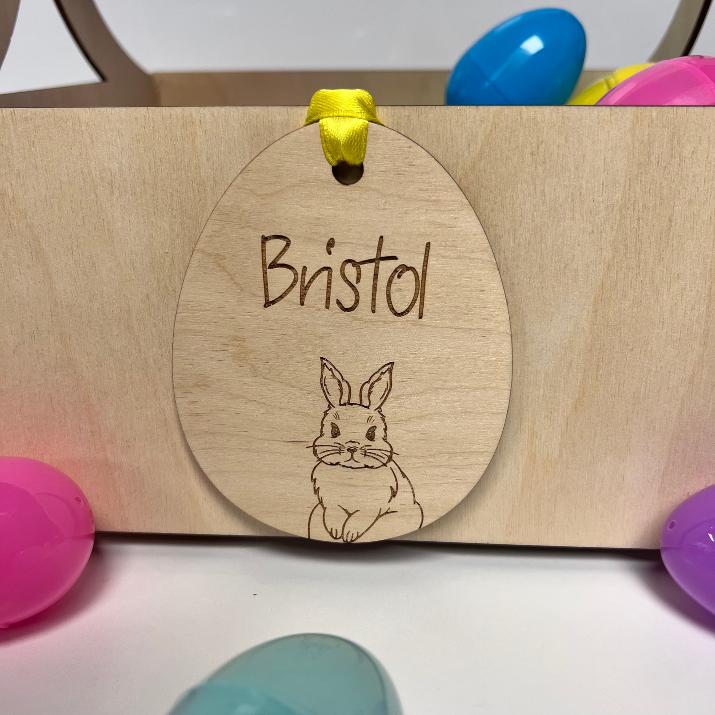Engraved Personalized Easter Tag