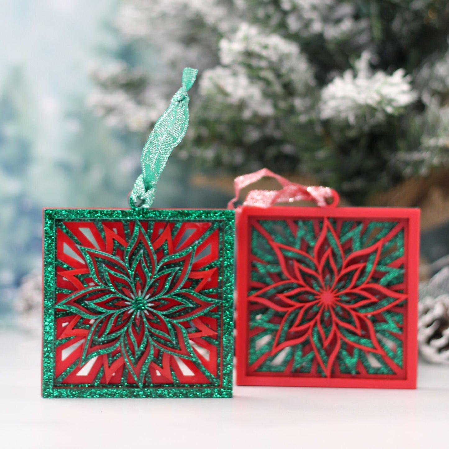 Mandala Ornaments, Christmas Ornaments, Ornaments