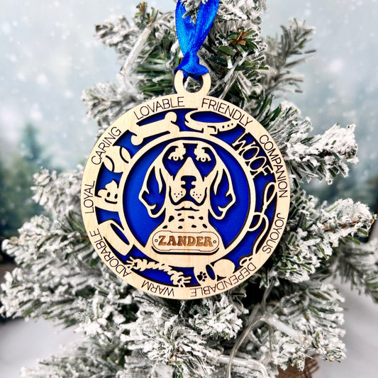 Personalized Dog Ornament, Pet Ornaments